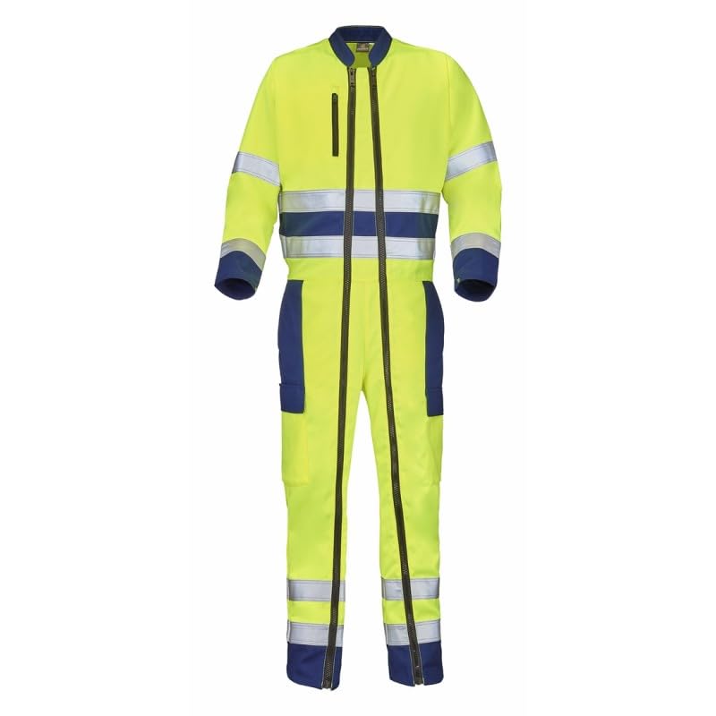 Combinaison 2 Fag Fluo Base XP 3XL Jaune/Bleu Marine