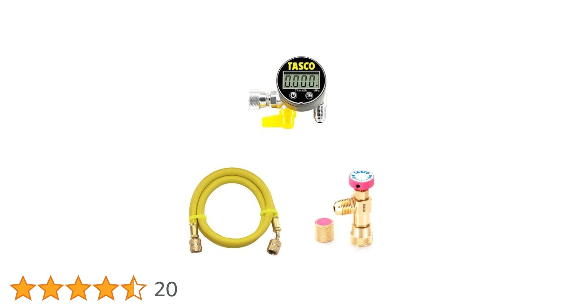 TASCO TA142MD 真空ゲージ チャージホースセット イチネンTASCO TASCO イチネンタスコ デジタルミニ真空ゲージ