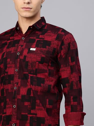 Image of Majestic Man Pure Cotton Printed Trendy & Comfortable Casual Shirt