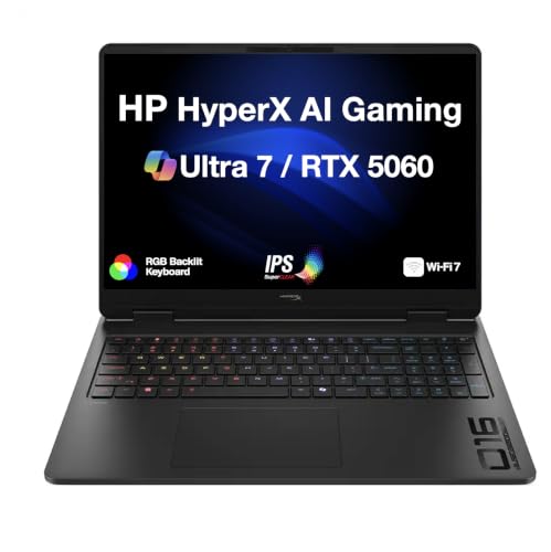 Image of HP OMEN HyperX AI Gaming Laptop 16.0 inch 165Hz IPS WUXGA Display (16GB DDR5)