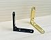 QCAA Solid Brass Heavy Jewelry Box Side Rail Hinge, 40 x 8 x 3mm (1.57