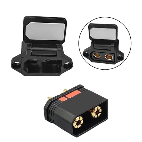 QS8-S Antidéflagrant pour connecteur de chargeur, port de charge mâle femelle pour applications industrielles et dangereuses (ensemble mâle QS8-S)