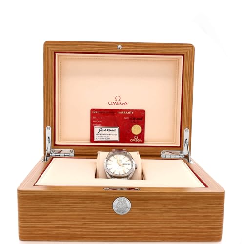 Pre-Loved Seamaster Aqua Terra 150M Day-Date Co-Axial Chronometer Automatic Watch Stainless Steel 382