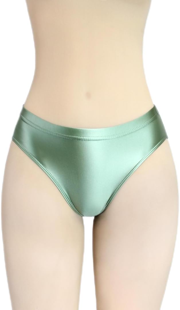 MJINM ローウエストレディースパンティー トランクスストレッチ タイト シルキー 透け感 スポーツ スイミング ビキニパンティー 大胆コスプレ(バジル、薄手XXXL) MJINM ローウエストレディースパンティー トランクスストレッチ タイト シルキー 透け感 スポーツ スイミング...