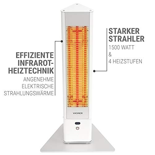 Vasner Heizstrahler HeatTower Mini 1500 Watt Standheizstrahler