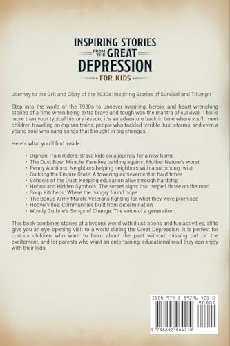 Inspiring Stories From The Great Depression For Kids: True Tales of Resilience, Kindness, and Strength to Bring History to Life for Children (Through Time for Young Readers) - Image 2