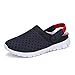 SAGUARO Damen Hausschuhe Herren Clogs und Pantoletten Sommer Atmungsaktiv Herren Gartenschuhe rutschfeste Aqua Sandalen Outdoor Leicht Rot A 37