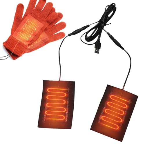 Almohadillas calefactoras para guantes,Cojín calefactor para guantes,Cojín eléctrico de 5 V | USB para mujeres y hombres, cojín 2 en 1, cojín eléctrico, el