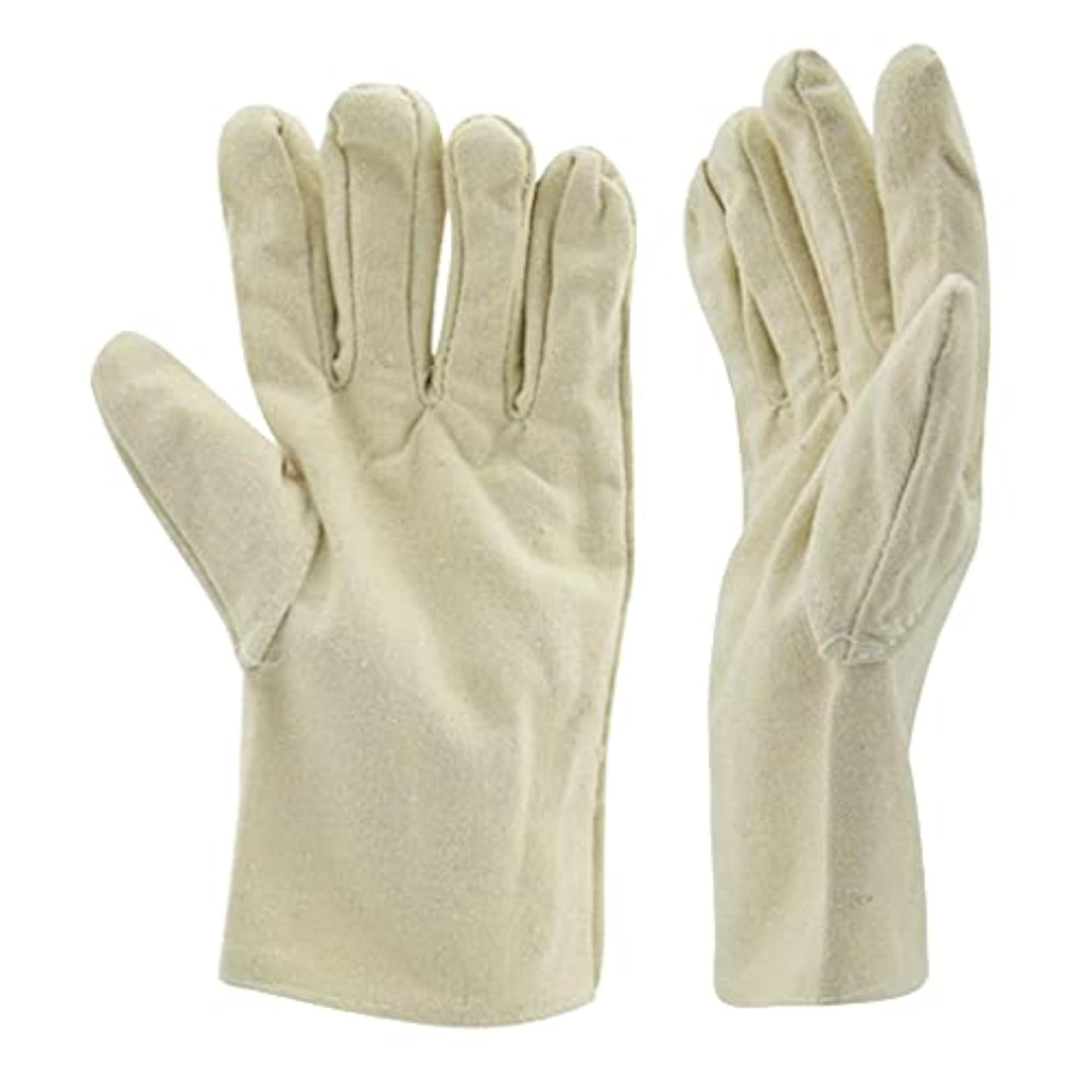 Durable Anti-Slip Canvas Garden Gloves, Safety Grip