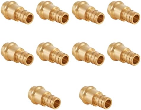 Raccordi Efield Senza Piombo Gomiti Per Tubi PEX 1/2" X 1/2" NPT Femmina - Set Da 6 Pezzi In Ottone Senza Piombo, Per Crimpatura, Pressione Max 175 Psi Gomito PEX A Crimpare Ottone - Foto 7