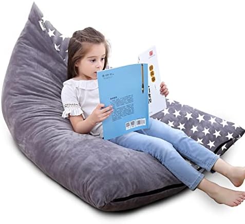 Stuffed Animal Storage Bean Bag Chair Stuffable Bean Bag Cover - Stuffed Animal Bean Bag Storage for Kids & Teans Super Soft and Comfortable Bean Bag Stuffed Animal Storage Extra Large (Stars Style)