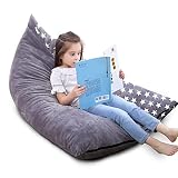 Stuffed Animal Storage Bean Bag Chair Stuffable Bean Bag Cover - Stuffed Animal Bean Bag Storage for