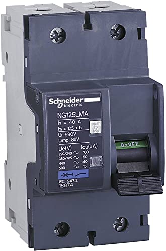 NG125LMA 2P 25A interruptor magnetotérmico modular para carril DIN 2