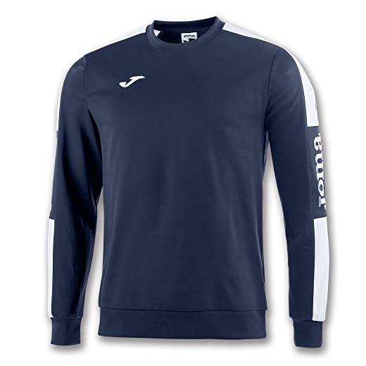 Joma 100801.302 Sudadera, Hombre, Azul Marino/Blanco, L