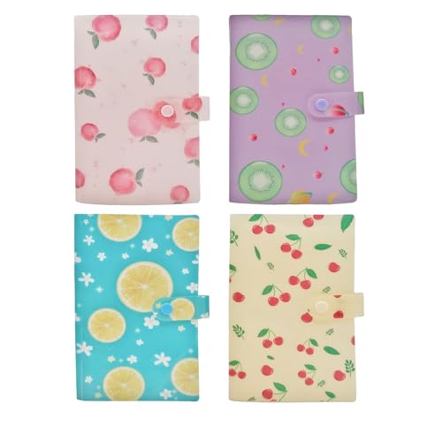 4 PCS Nail Sticker Book Organizers, 120 Slots Each for 3" x 2" Decals