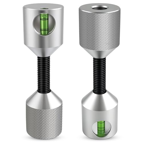 C CLINK Flange Two Hole Pins Set, 304 Stainless Steel Pipe Fitting Tools with Built-in Level, 1-1/8"Diameter, Essential Pipefitter Tools for Pipe Flange Hole Positioning Alignment