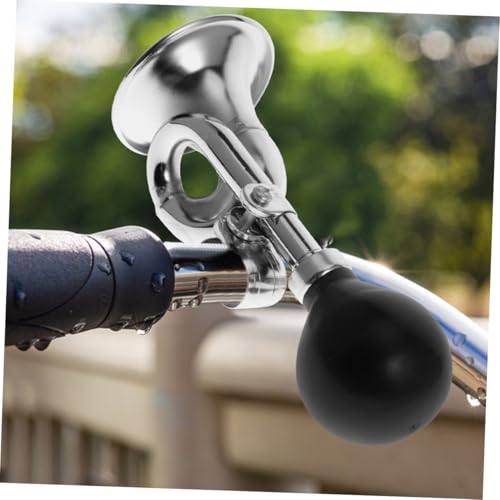 Sonnette vélo accessoire guidon robuste pack de 3 cornes rétro