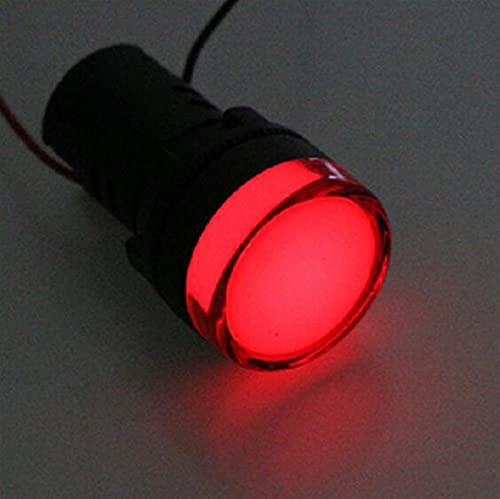 Indicateur AD16-22DS 24V rouge pour panneau électrique