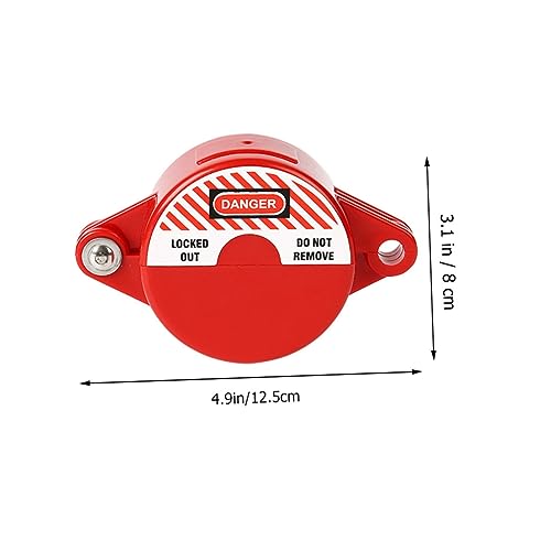 2 peças de dispositivo de bloqueio de válvula de propano plugue de bloqueio de maçaneta de porta dis
