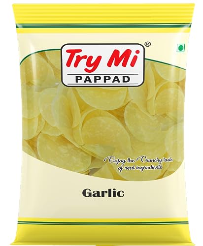 Try Mi Pappad Garlic Papad 200 Gram Pack of 1 (200G) - Garlic Vadagam * Garlic Fryums * Garlic Applam * Garlic Appalam (Garlic) (B0CH8NNSWH) Amazon Price History, Amazon Price Tracker