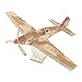 Mechanical Veter Models Wooden and Plastic 3D Puzzle Speed Fighter Airplane 3D Puzzle Self-Assembly Set