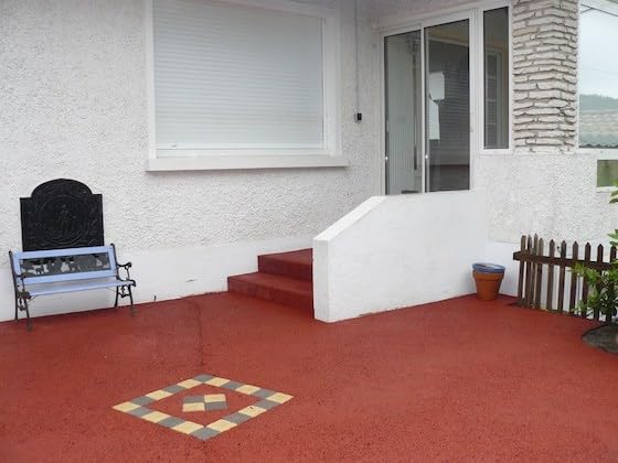 Kit béton drainant rouge brique poreux épaisseur 10cm couvrant 10 m2