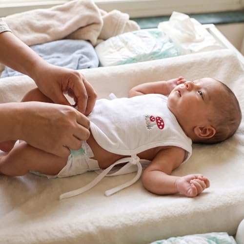 Image of The White Cradle Muslin Jhabla for Newborn Baby, Organic Cotton Vest