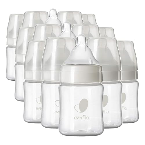 Image of Evenflo Feeding Balance Plus Wide Neck Baby Bottle | Proflo Venting Technology | For Newborn and Infant | BPA Free | 5 Ounce, Pack of 18