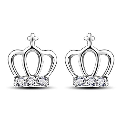 Preisvergleich Produktbild Vektenxi Charmante Ohrringe Schmuck Prinzessin Krone Ohrstecker für Frauen langlebig und nützlich