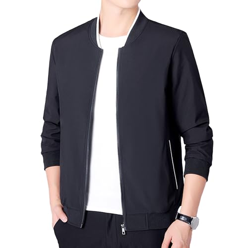 Sweat-shirt de baseball en daim zippé idéal pour vos sorties décontractées en ville