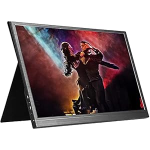 15.6In Draagbare Display Monitor, HDR 1920×1080 Draagbare display, IPS 178 graden schermmonitor, gebouwde luidspreker…
