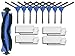 HAOKAN Accessoires ménagers de remplacement brosse latérale rouleau brosse rouleau filtre pour aspirateur robot Conga 1090 pièces détachées