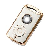 [Kinotaka] ヤマハ専用 2輪 バイク用 TPU 製スマート キーカバー YAMAHA XMAX250 AEROX155 NVX155/125 QBIX Janusなど専用キーケース (ホワイト)