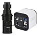 4K UHD 30fps HDMI USB Output Digital Industrial Microscope Camera & 200X C-Mount Lens