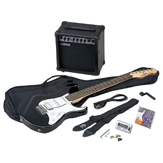 Yamaha – EG112GPIIH – Pack de Guitare Electrique et Amplificateur – Noir - Les Beatles, Paul McCartney, John Lennon, RIngo Starr, George Harrison