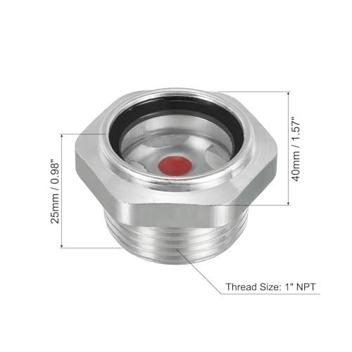 PATIKIL Air Compressor Oil Sight Glass - Image 2