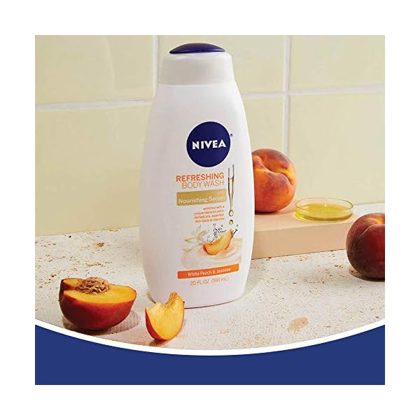 NIVEA-White-Peach-and-Jasmine-Body-Wash-with-Nourishing-Serum-20-Fl-Oz NIVEA White Peach and Jasmine Body Wash with Nourishing Serum, 20 Fl Oz