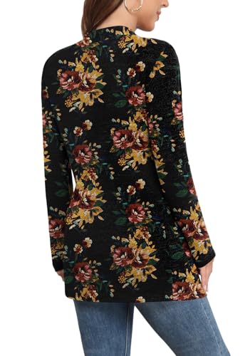 Image of Yincro Womens Lightweight Cardigan Long Sleeve Open Front Casual Sweater Cardigans with Pockets