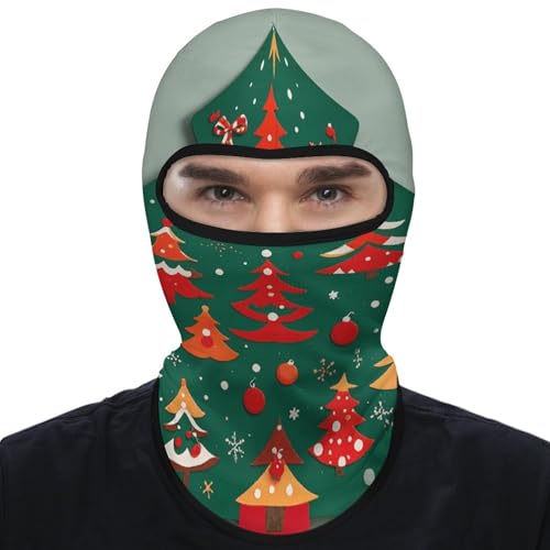 Balaclava para hombre y mujer máscara completa para esquí y ciclismo miniatura 1