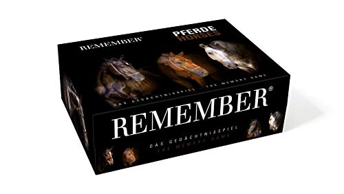 Preisvergleich Produktbild Remember Memory Gedächtnisspiel Pferde 44 Bildpaare für Pferdeliebhaber (88 Karten)