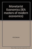 Monetarist Economics 0631171118 Book Cover