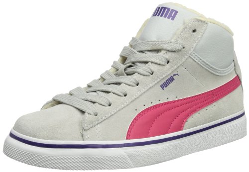 PUMA Mid Vulc Fur Jr baskets mode garçon pour un style sportswear quotidien