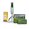 Rapsodo – MLM2PRO Golf Launch Monitor, Simulators for Home & Training, Mobile Launch Monitor for Golf Swing Analysis, Measures Spin Rate & Axis, Tracker & Swing Analyzer, Indoor Outdoor Use