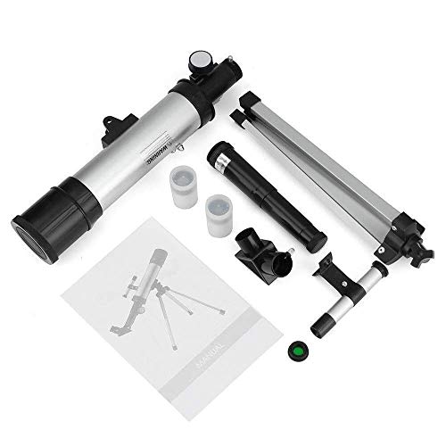 Telescopio astronómico refractor 360x50mm con trípode miniatura 5