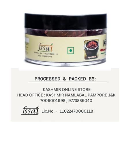 Image of Kashmir Online Store Pure And Natural Mongra Saffron - Premium Original Quality Kesar Grade A+++ For Pregnancy, Cooking, Face & Skin (10 Gram)