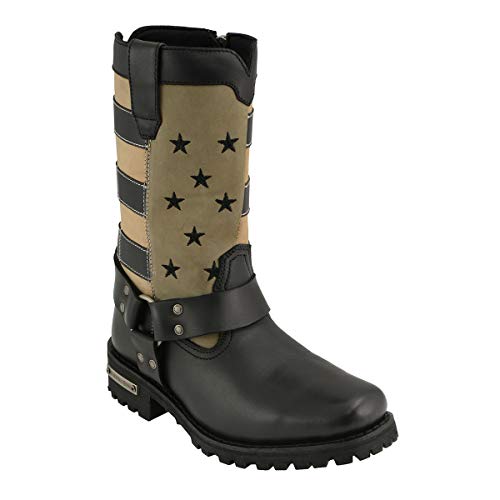 Image of Milwaukee Leather Women's Premium Leather Motorcycle Harness Boots Collection MBL - 11