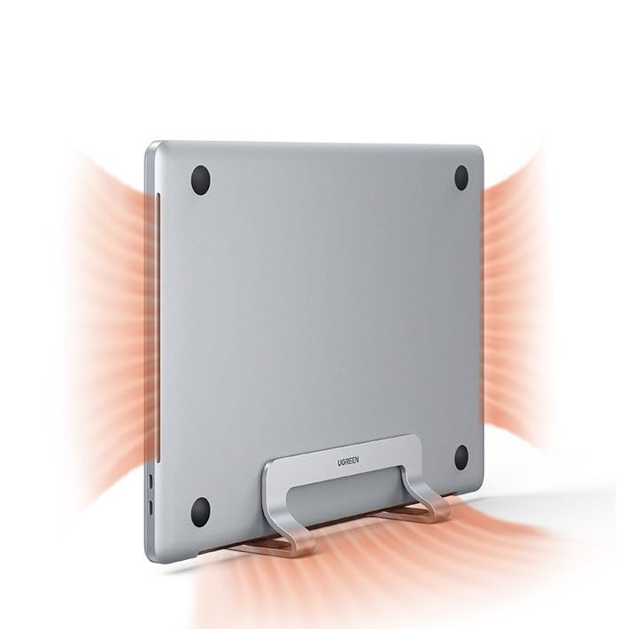 UGREEN Support Réglable Ordinateur Portable 20471B Argenté en Aluminium Durable - 4