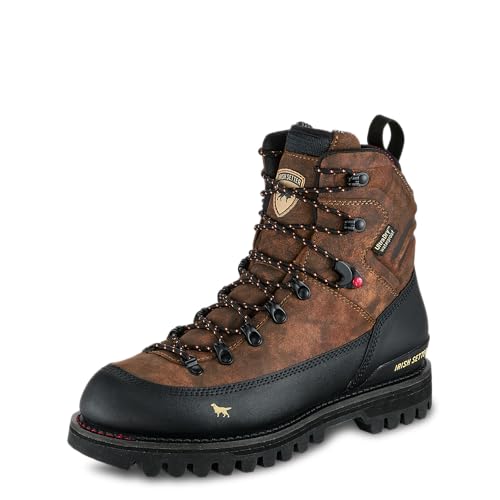 Irish Setter, Elk Tracker XD, Men’s, 8', Waterproof, Hunting Boot, Field Camo, 8 EE (Wide)