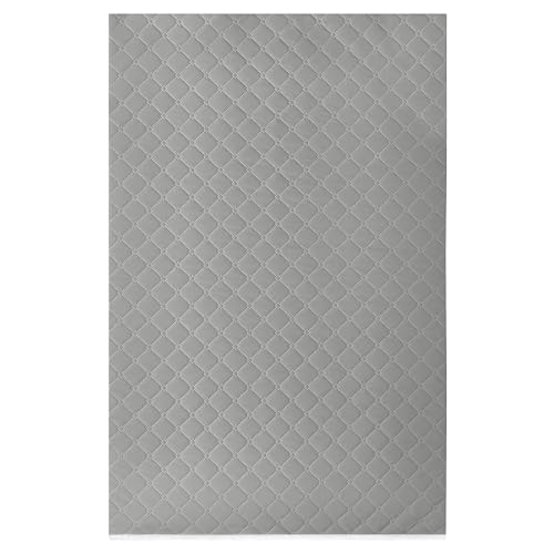 Image of Aster 3 inch Fiber Portable Mini Crib Mattress, Waterproof Vinyl Cover, Greenguard Gold Certified, Mini Crib Mattress, 38 inch L x 24 inch W x 3 inch Th, Grey