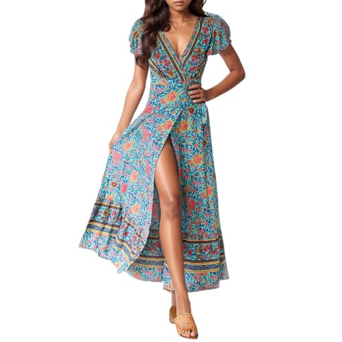 Robe de vacances fluide contre la chaleur : restez fraîche, longue et sexy